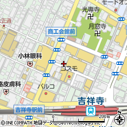 【完全個室】北海道海鮮＆ラムしゃぶ 38ふ頭・B突堤 吉祥寺店周辺の地図