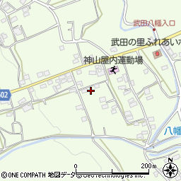 山梨県韮崎市神山町北宮地1061-1周辺の地図