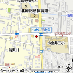 ジョナサン東小金井店周辺の地図