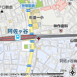 アガリコ餃子楼 阿佐ヶ谷店周辺の地図