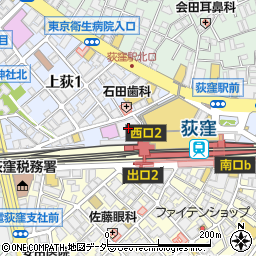 オリエンタルパサージュ　荻窪店周辺の地図