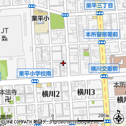 横川二丁目会館周辺の地図