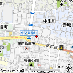 東京都新宿区天神町19周辺の地図