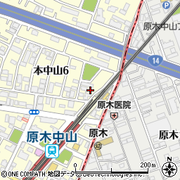 千葉県船橋市本中山6丁目3-5周辺の地図