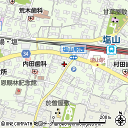 喜勝亭周辺の地図