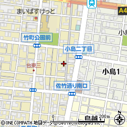 韓味食彩・ぱんが 佐竹店周辺の地図