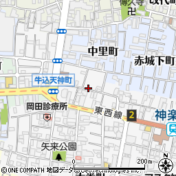 東京都新宿区天神町27周辺の地図