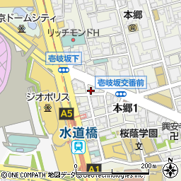 東京都文京区本郷1丁目21周辺の地図