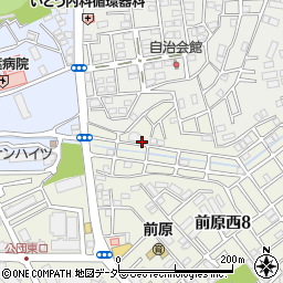 千葉県船橋市前原西8丁目27周辺の地図