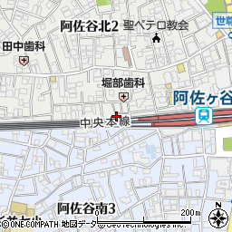 東京都杉並区阿佐谷北2丁目5-12周辺の地図