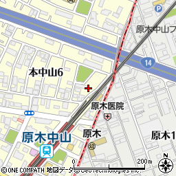 千葉県船橋市本中山6丁目3-4周辺の地図