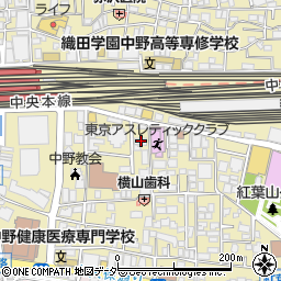 東京都中野区中野2丁目13-21周辺の地図