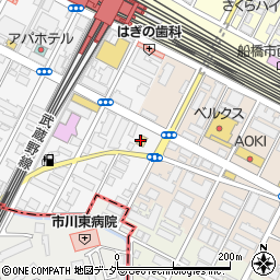 ファミリーマート船橋印内町店周辺の地図