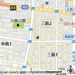 台東三筋郵便局 ＡＴＭ周辺の地図