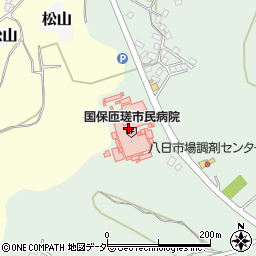 国保匝瑳市民病院周辺の地図