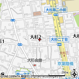 東京都江戸川区大杉2丁目15-3周辺の地図