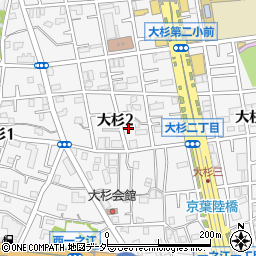 東京都江戸川区大杉2丁目15-3周辺の地図