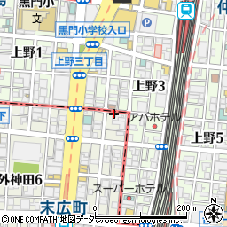 おでんと焼売 まつうら食堂周辺の地図