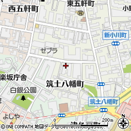 神楽坂ハウス周辺の地図