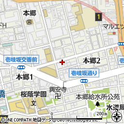 サイノ 本郷店周辺の地図