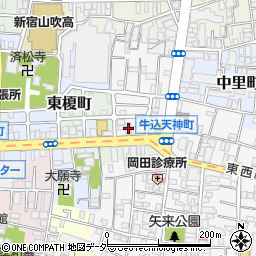 東京都新宿区天神町64周辺の地図