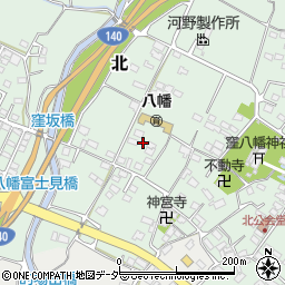 山梨県山梨市北970-1周辺の地図