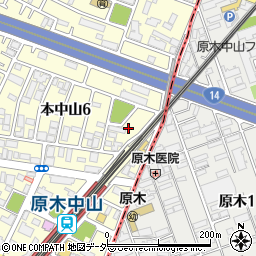 千葉県船橋市本中山6丁目3-2周辺の地図