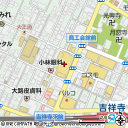 ノジマ東急百貨店吉祥寺店周辺の地図
