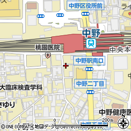 ｖｉｖｏ・ｄａｉｌｙｓｔａｎｄ　中野店周辺の地図