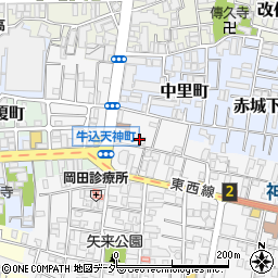 東京都新宿区天神町23周辺の地図