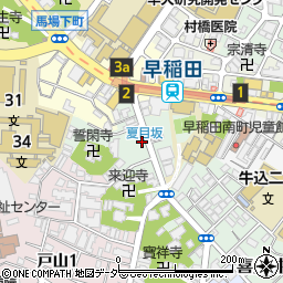 東京都新宿区喜久井町58周辺の地図
