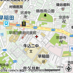 東京都新宿区早稲田町10周辺の地図