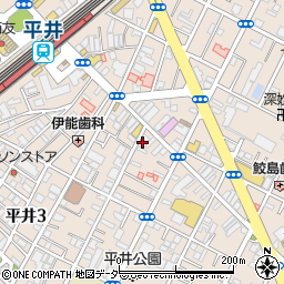 ラーメン餃子酒場 匠屋 平井店周辺の地図