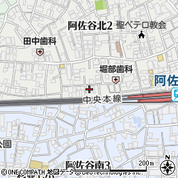 東京都杉並区阿佐谷北2丁目5-7周辺の地図