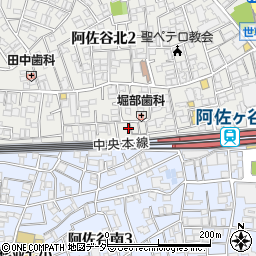 東京都杉並区阿佐谷北2丁目5-11周辺の地図