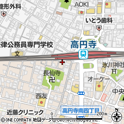 シーシャカフェはちグラム 高円寺店周辺の地図