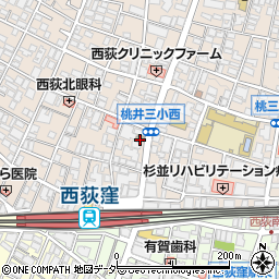 カレーハウスＣｏＣｏ壱番屋西荻窪駅北口店周辺の地図