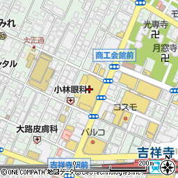 伊藤園東急吉祥寺店周辺の地図
