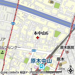 千葉県船橋市本中山6丁目8-7周辺の地図