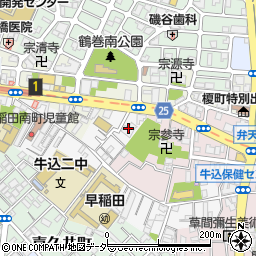 アーバンライフ早稲田南周辺の地図
