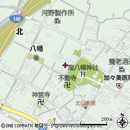 山梨県山梨市北865周辺の地図