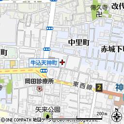 東京都新宿区天神町26周辺の地図