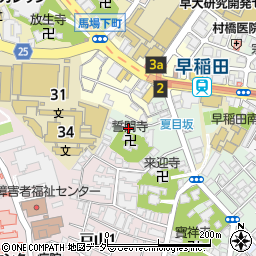 東京都新宿区喜久井町62周辺の地図