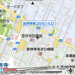 武蔵野市消防団　第２分団周辺の地図