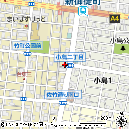 東京都台東区台東3丁目29周辺の地図