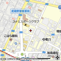 ローソン武蔵野タワーズ店周辺の地図