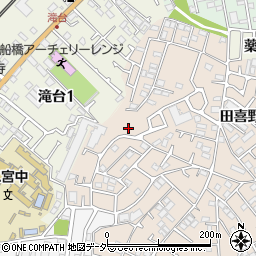 千葉県船橋市田喜野井5丁目4周辺の地図