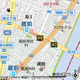 みずほ銀行蔵前 ＡＴＭ周辺の地図