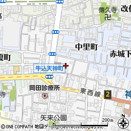 東京都新宿区天神町25周辺の地図