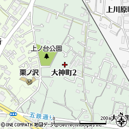 東京都昭島市大神町2丁目周辺の地図
